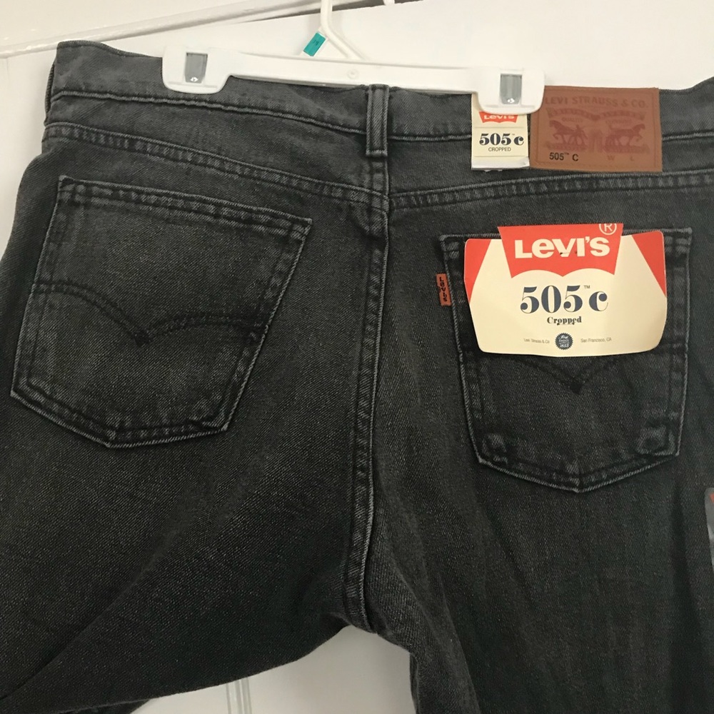 Brand New Black/Grey Levi’s 505c Jeans